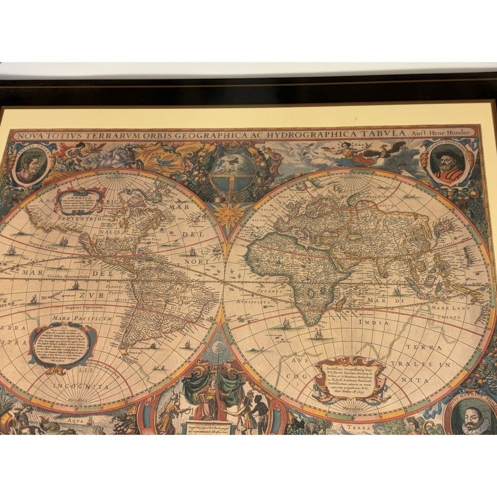 Set of 3 Vintage Pimpernel‎ Old World Map Placemats Cork Back Place Mats/*READ* - Picture 7 of 16